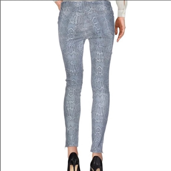NEW ⭐️ $1,000 J Brand Python Leather pants - Picture 4 of 12